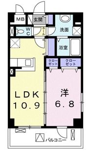 ホワイト塚本の間取り画像