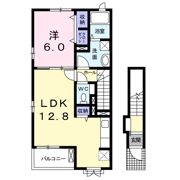 カサベルデ青木Aの間取り画像