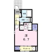 はみんぐ みはらⅡの間取り画像