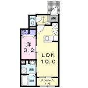 ブリーズBの間取り画像