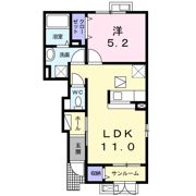 パルタージュの間取り画像