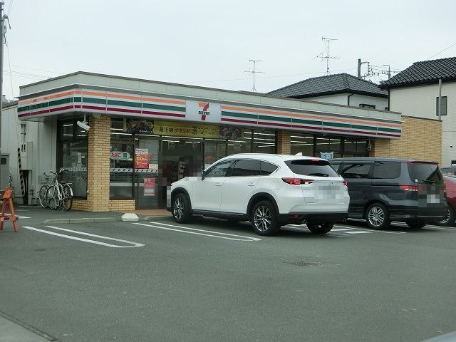 近くのセブンイレブン清水梅ケ谷店まで450m（徒歩6分）