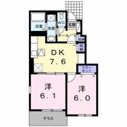 ルミエール Aの間取り画像