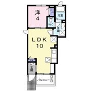 プラシード223 Ⅱの間取り画像
