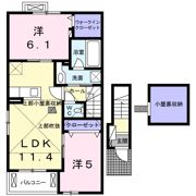 アルドーレⅠの間取り画像