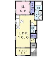 フィオーレヒルⅣの間取り画像