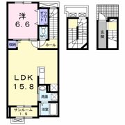 クエストCの間取り画像