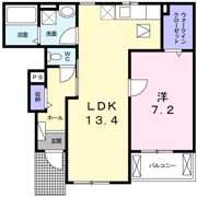 ユレナ24 Bの間取り画像