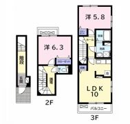 オリエンタルコートBの間取り画像