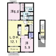 レジデンスアンジュの間取り画像