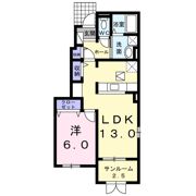 ロザリオ Bの間取り画像