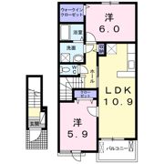 ラ・フォンテ西軽井沢 Eの間取り画像