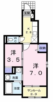 ラフレシールの間取り画像