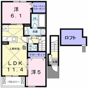 カーサ ドルチェ Bの間取り画像