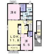 クラウディアAの間取り画像