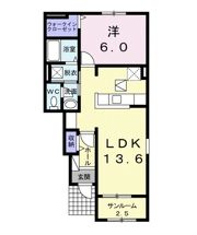 ビッグ・ツリー ⅡBの間取り画像
