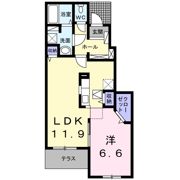 パルティータの間取り画像