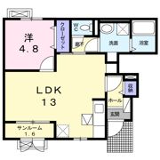 プレジールの間取り画像