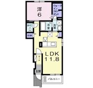 パラシオⅡの間取り画像