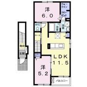 パラシオⅡの間取り画像