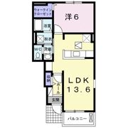 イルミネイト ソル Aの間取り画像