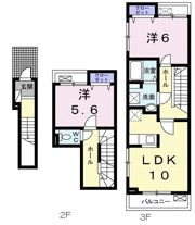 キンダーテラッセⅠの間取り画像