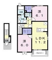 ドリームパレスAの間取り画像