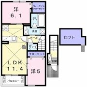 フォルシアⅡの間取り画像