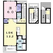 サニー春日の間取り画像