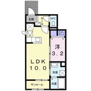 クラージュⅡの間取り画像