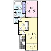 プラシード カーサBの間取り画像