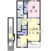 ディアコート・F Aの間取り画像