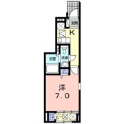 コーポかすみの間取り画像