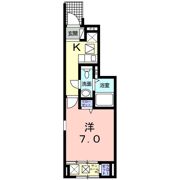 コーポかすみの間取り画像