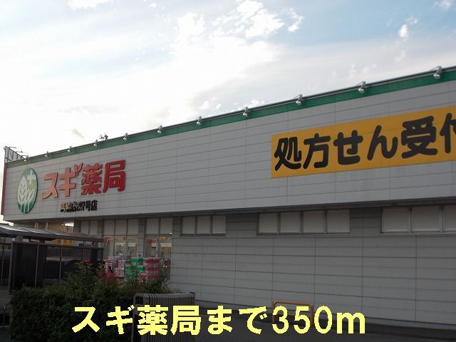 近くのスギ薬局まで350m（徒歩5分）