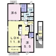 グレンツェンの間取り画像