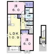 ピンズ感田Ⅰの間取り画像