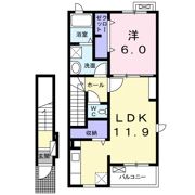 Sunlight吉岡Aの間取り画像
