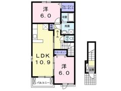 ベア フルーツ Aの間取り画像