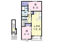 ベア フルーツ Bの間取り画像