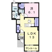 サニーコート Aの間取り画像