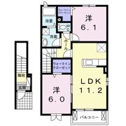 フェリース・なごみ Ⅰの間取り画像