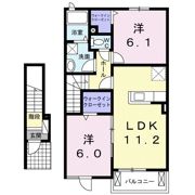 フェリース・なごみ Ⅱの間取り画像