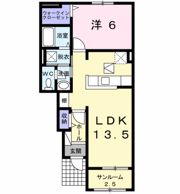 グランパール鹿嶋Ⅰの間取り画像