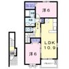 グランパール鹿嶋Ⅱの間取り画像
