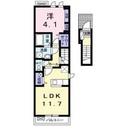 ラーク金谷フォレストⅠの間取り画像