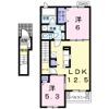 ディアレストAの間取り画像