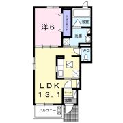 ディアレストBの間取り画像