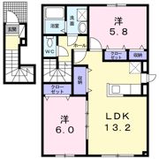 カーサ リッカの間取り画像