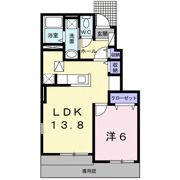 アジュール湊の間取り画像